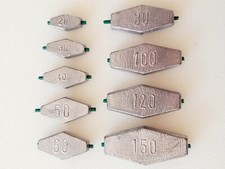 6-180gr Inliner, Sargblei, Sechskantblei, Grundblei, Karpfenblei