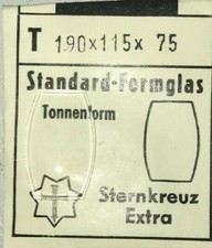 Formglas " T " Tonnenform  T
