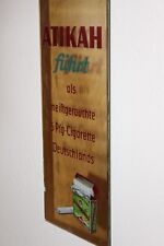 Atikah Cigaretten Werbespiegel Werbung Spiegel Barspiegel 60x25cm toll erhalten