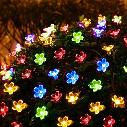 Solar led lichterkette außen - solar,