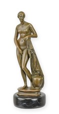 Bronzeskulptur weiblicher Akt