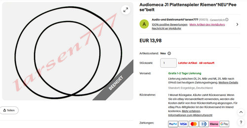 Audiomeca plattenspieler - audiomeca,