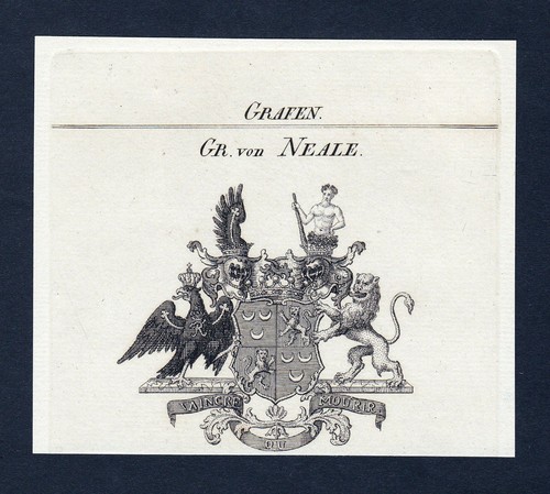 1820 neale wappen adel - neale,