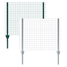 Zaunset Volierendraht Gartenzaun Drahtzaun Zaun Komplett-Set Zaun-Pfosten Set