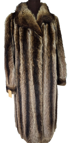 Waschbär mantel pelzmantel - waschbär,
