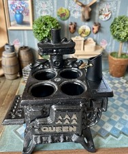 Vintage Puppenhaus Ofen