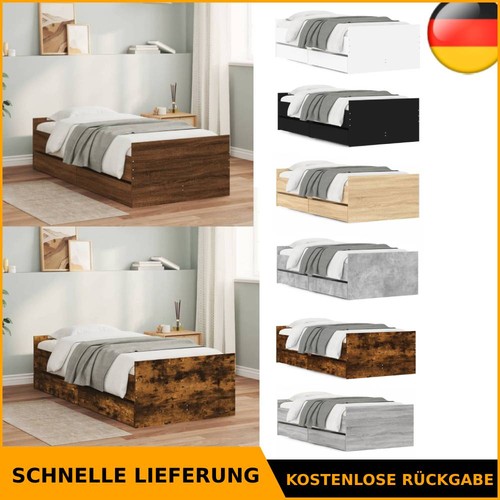 Bettgestell mit schubladen - mit,