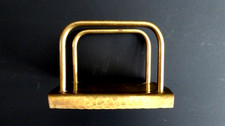 Art Deco Bauhaus Briefhalter Zettelhalter Messing