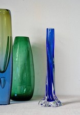 Vintage Kunst Glas gefasst