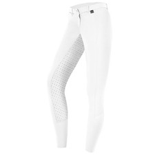 E.L.T Weiß 36 Reithose Damen Full-Grip Micro Sport Silikon