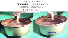 BRENNER SPIRITUSBRENNER Bunsenbrenner Messing Dental HNO Spiegel Wärmer Alkohol