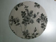   Kissenbezug Kissenhülle Rund 40cm Durchmesser Dekoration Rosen Sofa Garten Neu