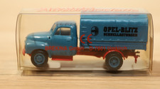 Brekina 3500 Opel Blitz LKW Blau  OVP, H0, 1:87