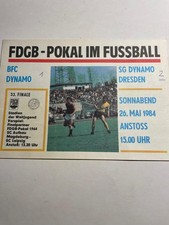 Fußballprogramm, FDGB-Pokal-Finale, 1983/84,  BFC Dynamo - Dynamo Dresden