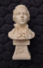 Kleine Büste W. A. Mozart Keramik