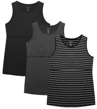 3erPack Stilltop Damen Dehnbar