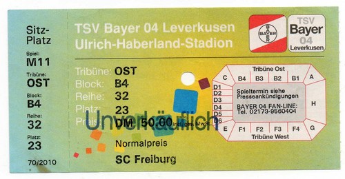 Ticket bayer leverkusen - ticket,