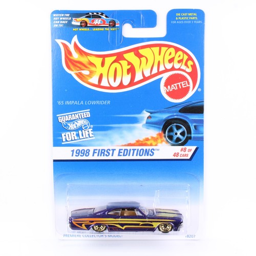 Hot wheels 1998 blue - 1998, card