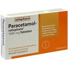 PARACETAMOL ratiopharm 1000 mg