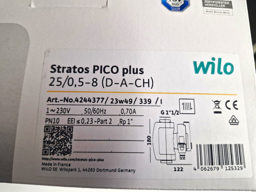 Wilo stratos pico - pico, plus