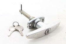 alter Drehgriff mit Schloss + Schlüssel Garage Tor Arzt Schrank Vintage Doblina