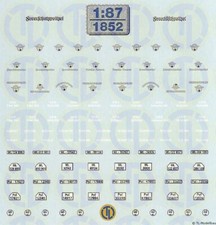 1852 - Decals Feuerschutzpolizei »Deutsches Reich« 1:87
