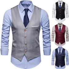Slim-Fit Herren Weste Formal
