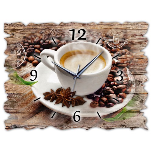 Holz wanduhr leise lautlos - holz,