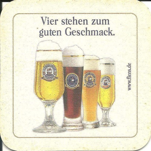 Bierdeckel flensburger - bierdeckel, flensburger🐿️