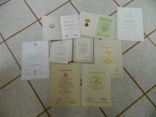 Nachlass-Konvolut-selten 9 x alte original Dokumente-Urkunden-DDR Arzt-Rar