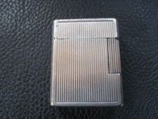 S.T Dupont Feuerzeug Linie 1 Benzin Silber Selten