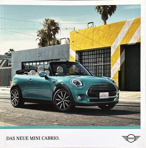 Mini cabrio prospekt brochure - mini,