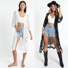Damen kimono strandkleid - damen,