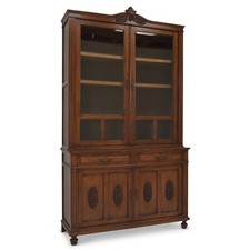 ANTIK! Vitrinenaufsatzschrank