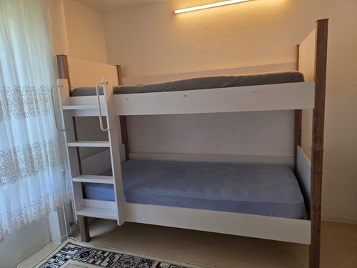 Etagenbett holz weiß braun - holz, weiß/braun