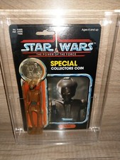 star wars vintage potf  EV-9D9 moc afa cas ukg high gradeble Kenner 92 Back 