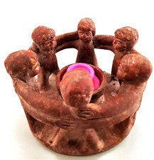 Handarbeit aus Ton 6 Figuren