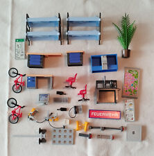 Playmobil  Hauptquartier Feuerwehr Wache Station Einrichtung + Zubehör