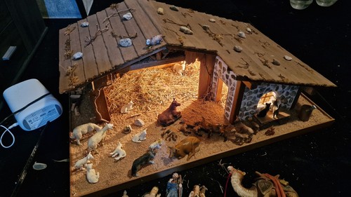 Weihnachtskrippe groß - weihnachtskrippe,,
