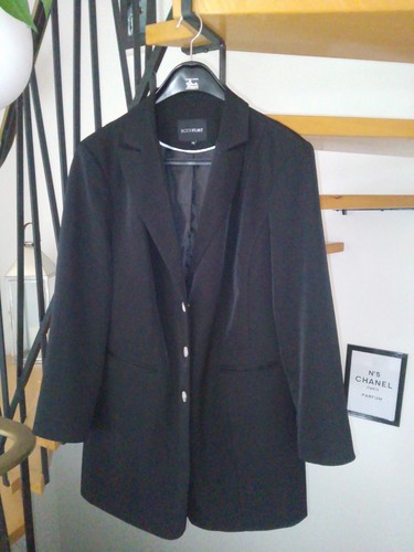 Schwarzer longblazer 46 - longblazer,