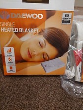 Daewoo elektrische Decke 3 Einstellungen beheizt unter dem Bett Winter Erwärmung 40W - EINZELN