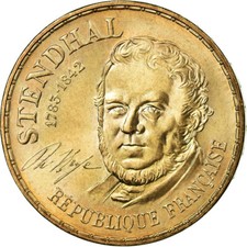 [#318097] Münze, Frankreich, Stendhal, 10 Francs, 1983, vz(55-58), Nickel-Bronze, KM:
