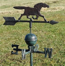 Wetterfahne Pferd Wetterhahn Windspiel Windfahne Gartenstecker Beetstecker 91009