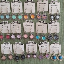 Ohrringe Handarbeit, Glas