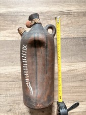 Steingut Deko Flasche