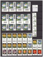 Bund postfrisch Rollenmarken mit rückseitiger Nummer u. Scanstreifen bis 2024