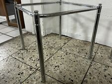 1 X Vintage Couchtisch Tisch Glastisch Chrom 70er Mid Century Loft 1 Von 2