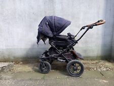 Emmaljunga Edge Outdoor Kinderwagen Blau/Leder