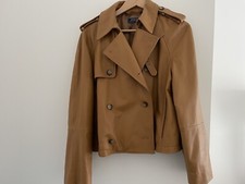 Ralph Lauren Trench- Lederjacke Damen M 38