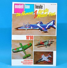 Modellbau heute 10 1990 Flugzeuge Schiffe Fahrzeuge | Bauplan Dewoitine D-520